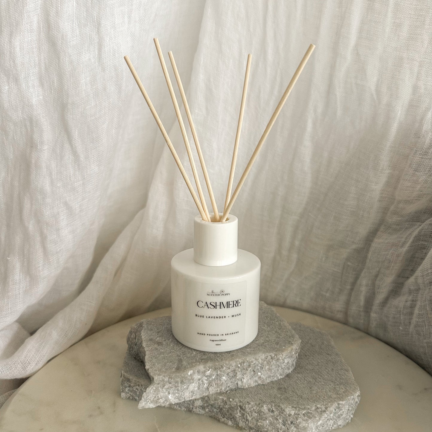 Cashmere Fragrance Diffuser 100ml with Reeds