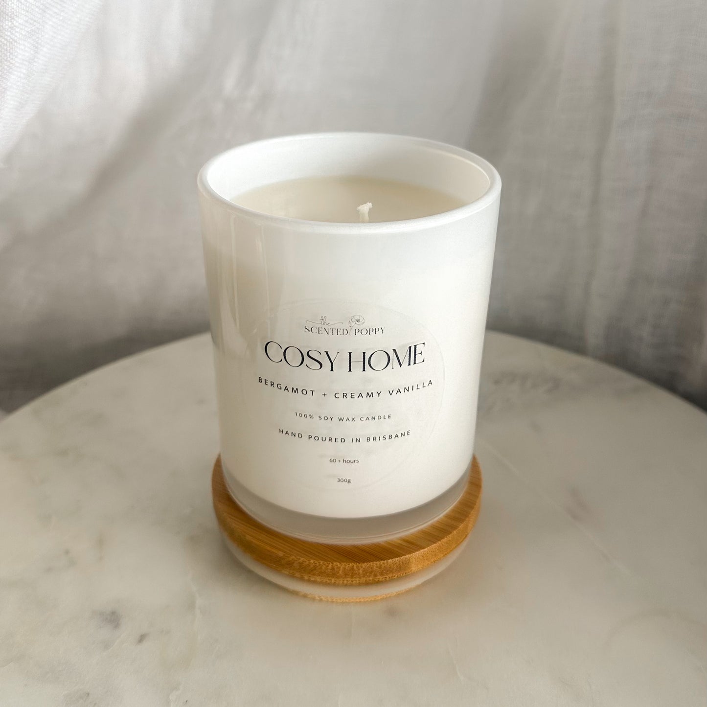 Cosy Home 300g Triple Scented 100% Soy Candle