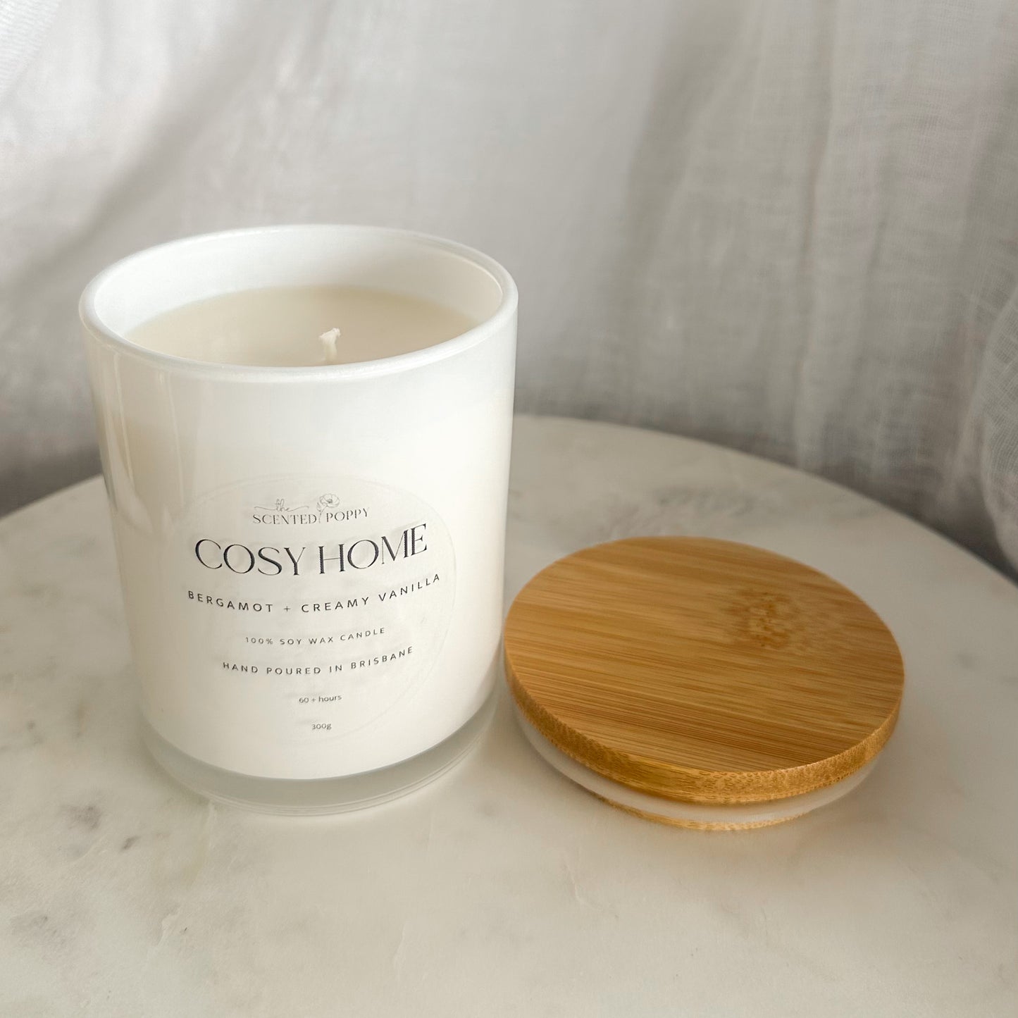 Cosy Home 300g Triple Scented 100% Soy Candle