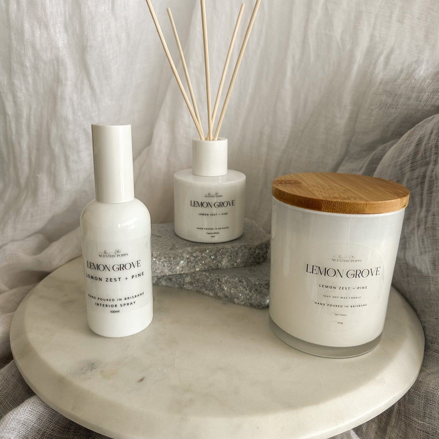 Lemon Grove Fragrance Diffuser 100ml with Reeds