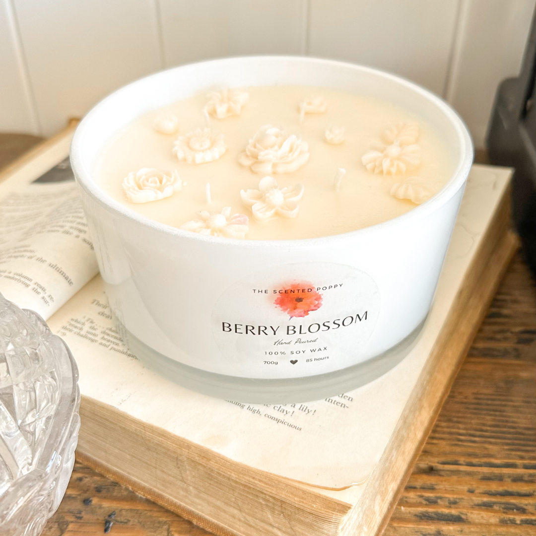 Berry Blossom Soy Candle Collection