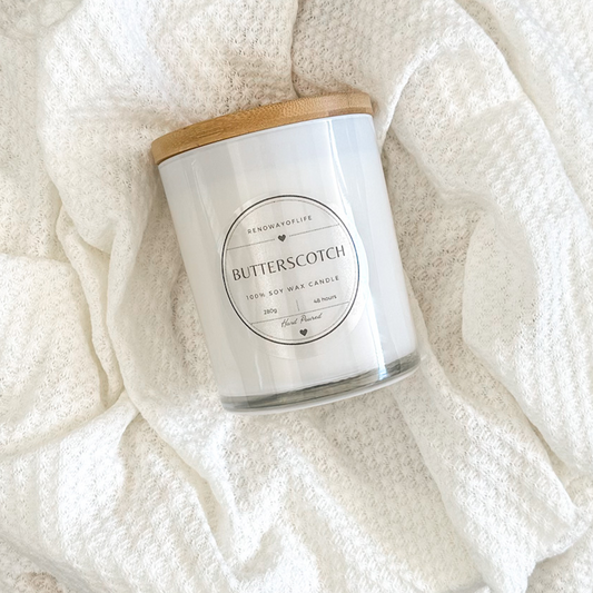 Butterscotch Triple Scented 100% soy Candle