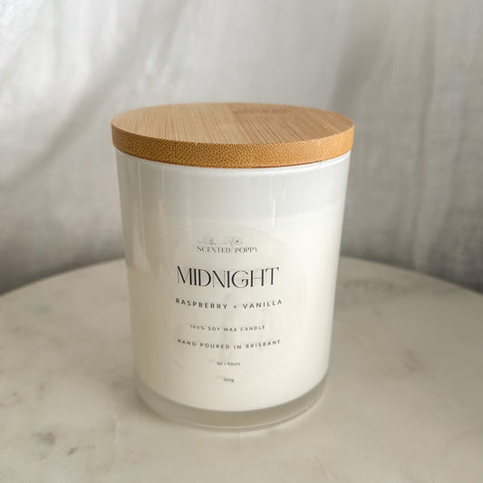Midnight 300g Triple Scented 100% Soy Candle