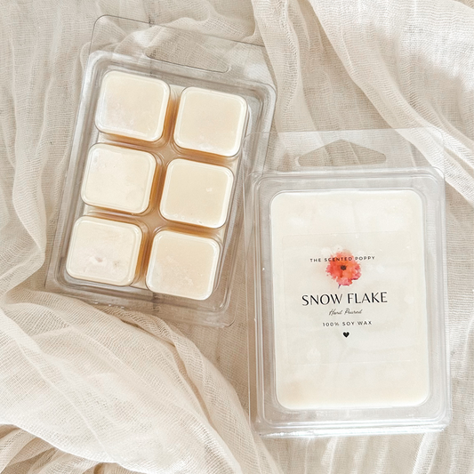 Snow Flake Triple Scented 100% Soy Wax Melt Pack